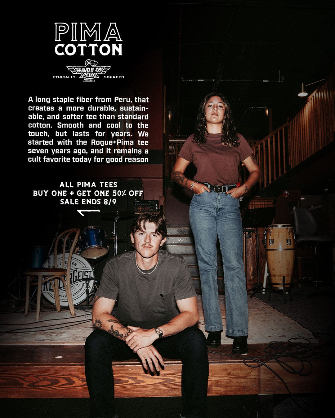Shop Pima Cotton Pima Cotton - Made in Peru, Ethically Sourced. 100% Peruvian Pima cotton fibers are twice as long and twice as durable. This gives you a product meant to last without sacrificing breathability. Our Pima cotton is soft to the touch and comfortable.